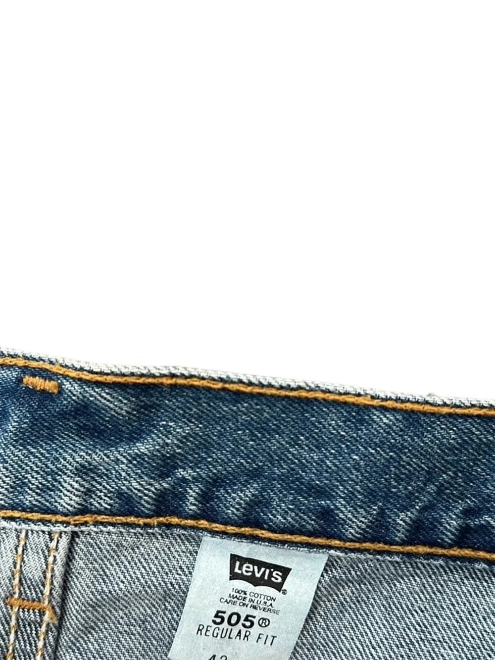 Levi's 505 Denim Jean Shorts Regular Fit